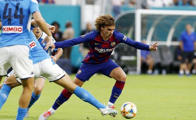 那不勒斯轻取西班牙，格列兹曼惊艳世界